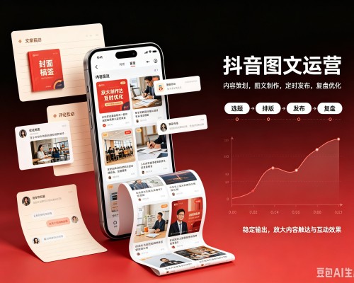 来宾抖音图文代运营服务